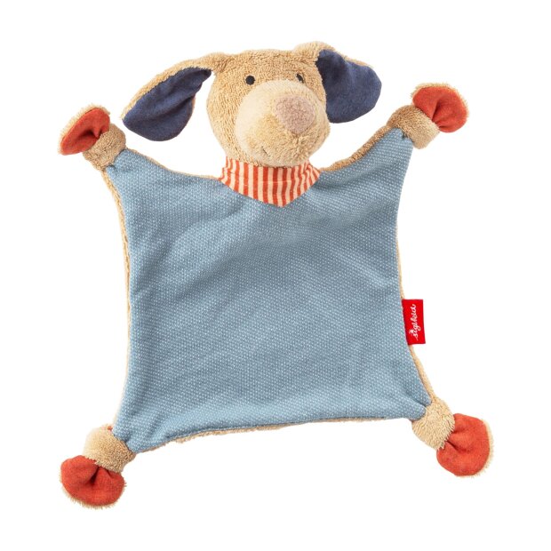 Sigikid Baby Schnuffeltuch Hund Fips, blau