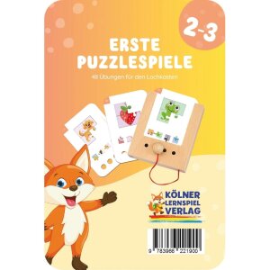 Lochkasten Kartensatz - Erste Puzzlespiele 2-3 Jahre