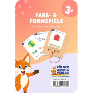 Lochkasten Kartensatz - Farb- und Formspiele 3+ Jahre