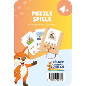 Lochkasten Kartensatz - Puzzle Spiele 4+ Jahre