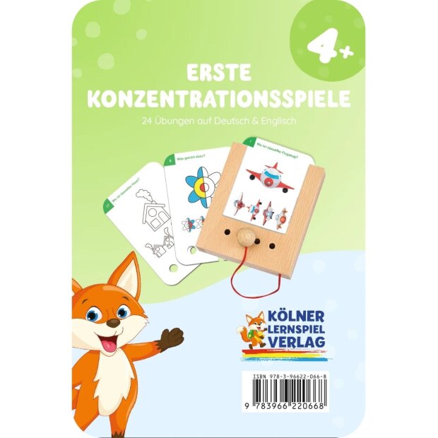 Lochkasten Kartensatz - Erste Konzentrationsspiele 4+ Jahre