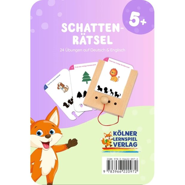 Lochkasten Kartensatz - Schattenrätsel 5+ Jahre