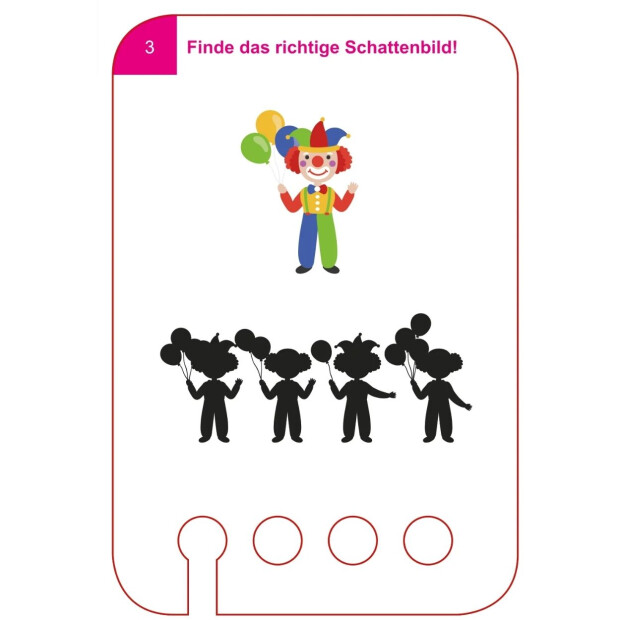 Lochkasten Kartensatz - Schattenrätsel 5+ Jahre