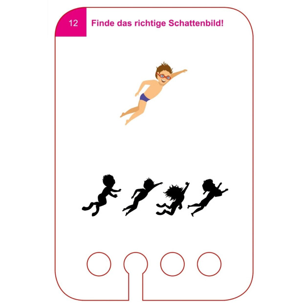 Lochkasten Kartensatz - Schattenrätsel 5+ Jahre
