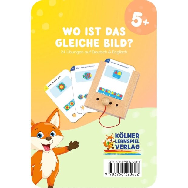 Lochkasten Kartensatz - Wo ist das gleiche Bild? 5+ Jahre