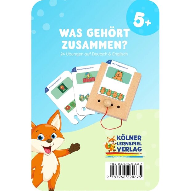 Lochkasten Kartensatz - Was gehört zusammen? 5+ Jahre