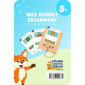 Lochkasten Kartensatz - Was gehört zusammen? 5+ Jahre