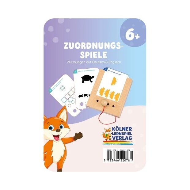 Lochkasten Kartensatz - Zuordnungsspiele 6+ Jahre
