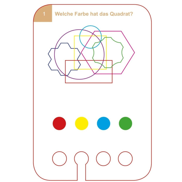 Lochkasten Kartensatz - Intelligenz Training 6+ Jahre