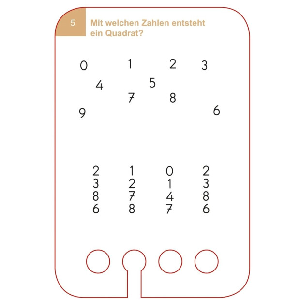 Lochkasten Kartensatz - Intelligenz Training 6+ Jahre
