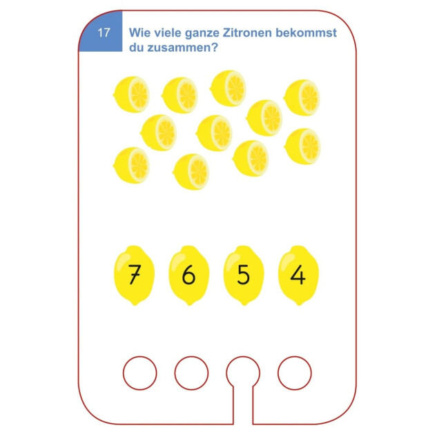 Lochkasten Kartensatz - Mathekompetenz 6+ Jahre