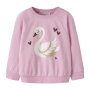 name it regular fit Sweatshirt - Schwan Full Blooming Pink