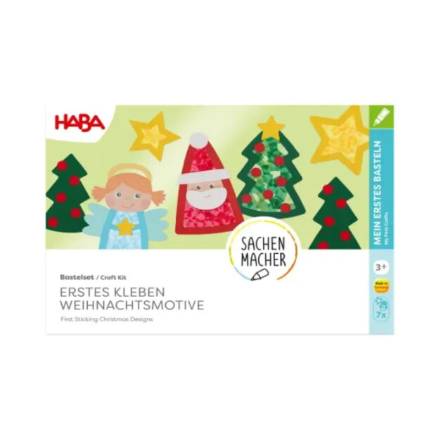 HABA Sachenmacher Erstes Kleben Weihnachten, Fensterbilder, 7 St