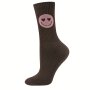 Ewers Tennissocken Kinder Smile Mini Me - dunkelbraun