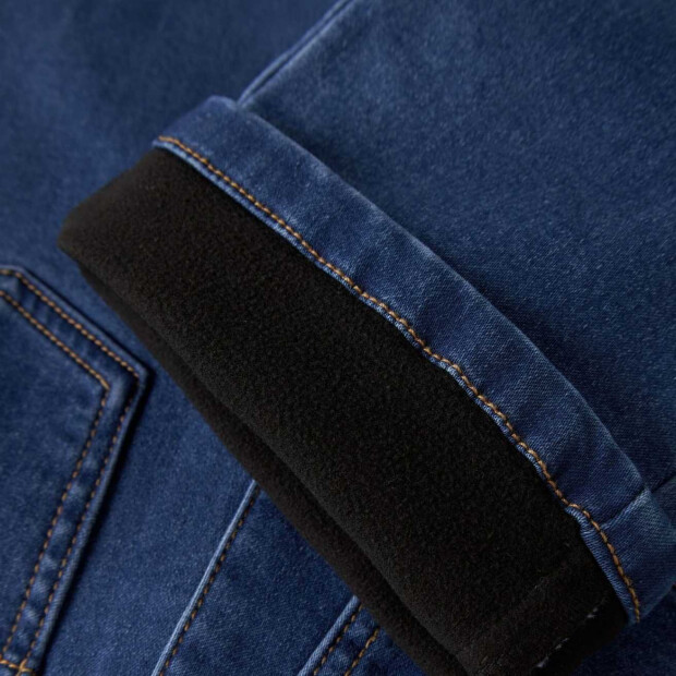 name it wide leg Fleece Jeans - Medium Blue Denim