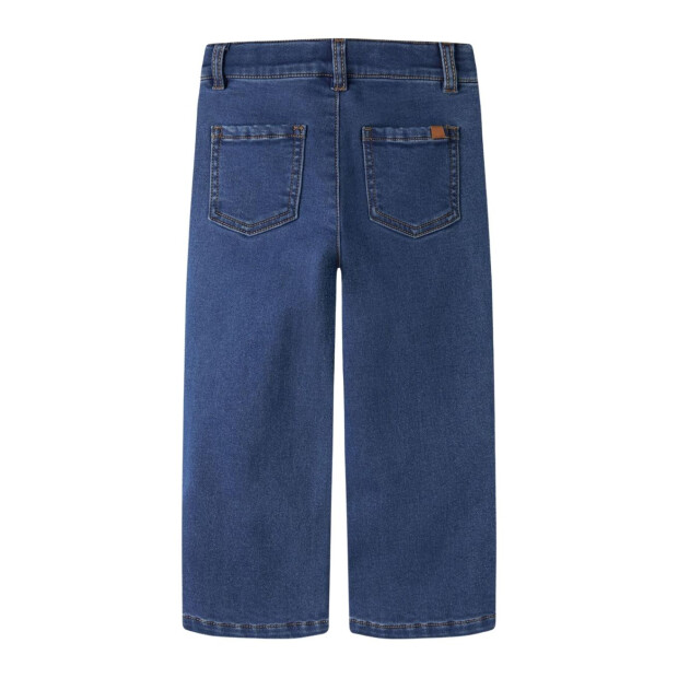 name it wide leg Fleece Jeans - Medium Blue Denim