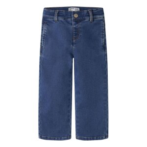name it wide leg Fleece Jeans - Medium Blue Denim