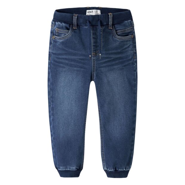 name it Baggy Fleece Jeans - Dark Blue Denim