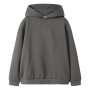 name it angerauter Hoodie mit Kapuze - Charcoal Gray