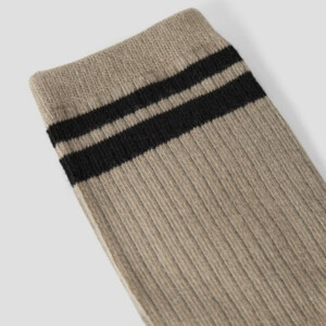 name it Tennissocken Streifen - Island Fossil Black