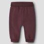 name it Baby angeraute Sweathose mit Bündchen Schleifen & Herzchen - Catawba Grape Bow Hearts