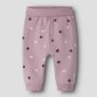 name it Baby angeraute Sweathose mit Bündchen Blümchen - Mauve Shadows Flower Dot
