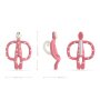 matchstick monkey Beißring - Special Edition LOVE HEARTS Herzchen pink
