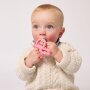matchstick monkey Beißring - Special Edition LOVE HEARTS Herzchen pink