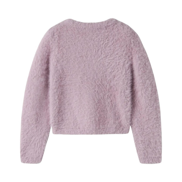 name it Plüsch Strickjacke - Mauve Shadows