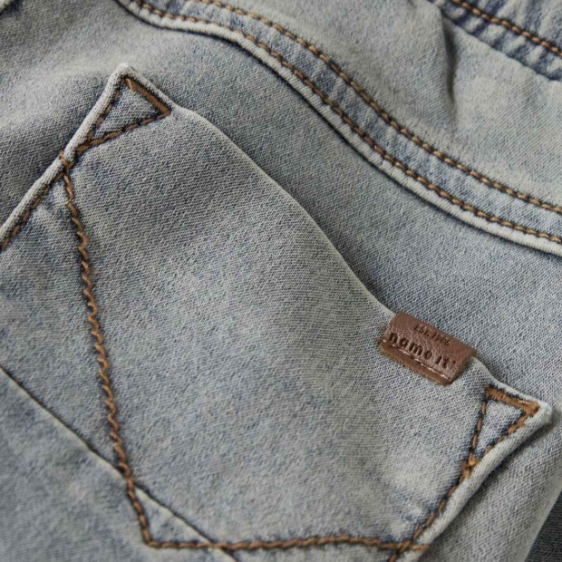 name it Jungen slim fit Sweat Jeans - Vintage Light Blue Denim