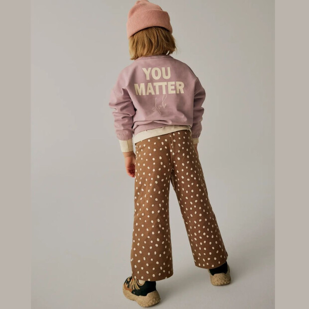 name it Biobaumwoll Sweatshirt Reh - Mauve Shadows