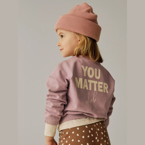 name it Biobaumwoll Sweatshirt Reh - Mauve Shadows