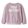name it Biobaumwoll Sweatshirt Reh - Mauve Shadows