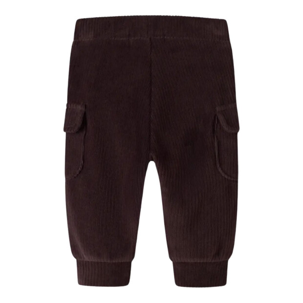 name it Baby Samt Cord Sweathose - Chocolate Plum braun
