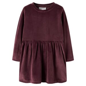 name it Velvet Samt Kleid - Catawba Grape
