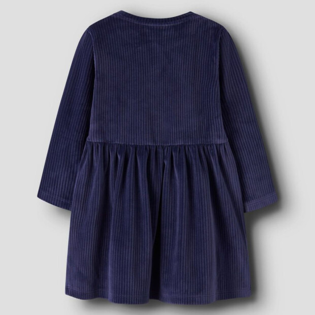 name it Velvet Samt Kleid - Evening Blue