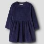 name it Velvet Samt Kleid - Evening Blue