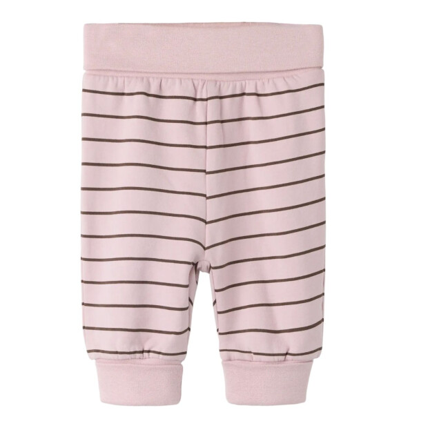 name it Baby angeraute Ringel Hose mit Bund - Violet Ice