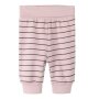 name it Baby angeraute Ringel Hose mit Bund - Violet Ice