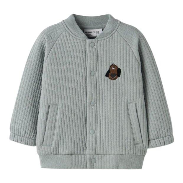 name it Sweat Bomberjacke mit Stickerei - Hund Abyss