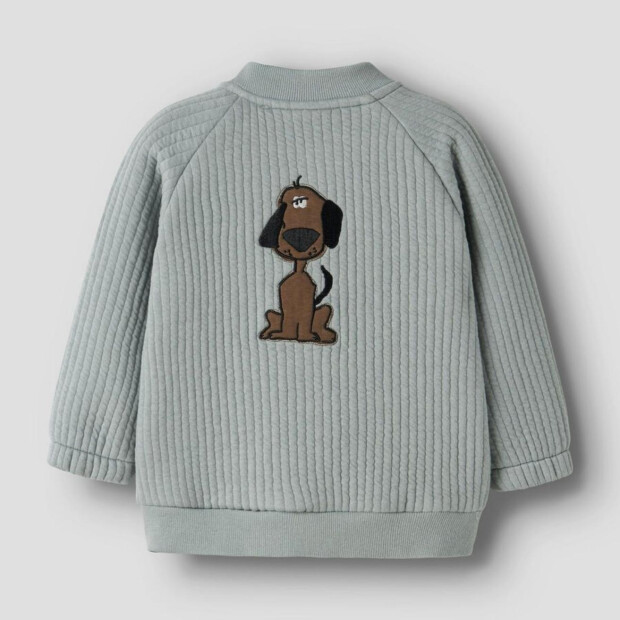 name it Sweat Bomberjacke mit Stickerei - Hund Abyss