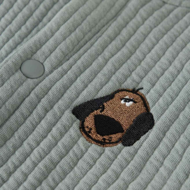 name it Sweat Bomberjacke mit Stickerei - Hund Abyss