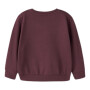 name it angerautes Sweatshirt Blumen - Catawba Grape