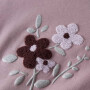 name it angerautes Sweatshirt Blumen - Mauve Shadows