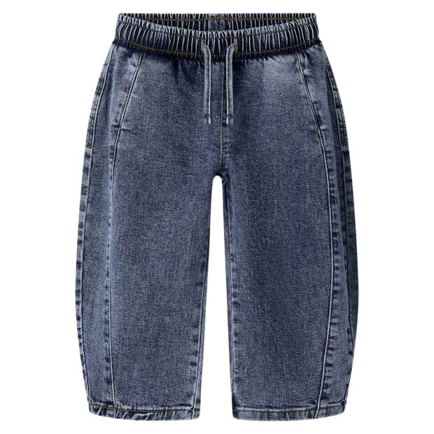name it Barrel Denim Jeans - Medium Blue Denim
