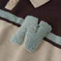 name it Biobaumwoll Polo Pullover - Chocolate Plum
