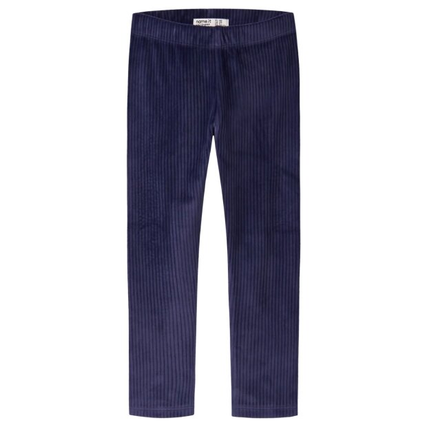 name it Velvet Samt Leggings - Evening Blue