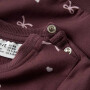 nameit Baby angerauter Pullover - Catawba Grape Bow Hearts