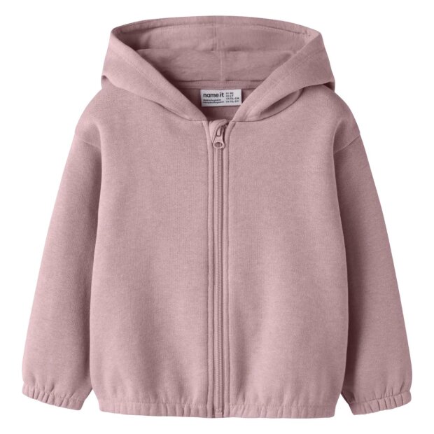 name it angerautes Sweatshirt mit Spitzen- Schleife Mauve Shadows