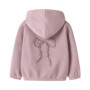 name it angerautes Sweatshirt mit Spitzen- Schleife Mauve Shadows